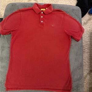 Duck Head Men's Polo Shirt in Rich Red